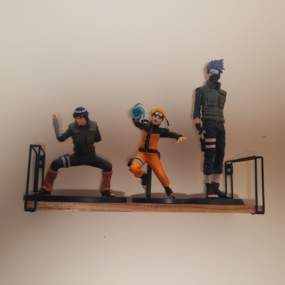 Anime figure lot naruto kakashi and rock lee